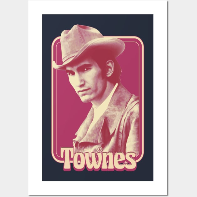 Townes Van Zandt RETRO Wall Art by Pitchin' Woo Design Co.